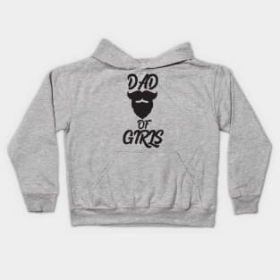 Dad of girls Kids Hoodie